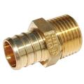 Generac 0.12 Barb x 0.12 MPT in. Barbed Adapter Brass Fitting H48-2-2